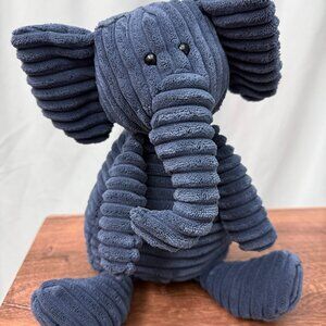 Jellycat Cordy Roy Elephant Plush Blue 16” Stuffed Animal VGC